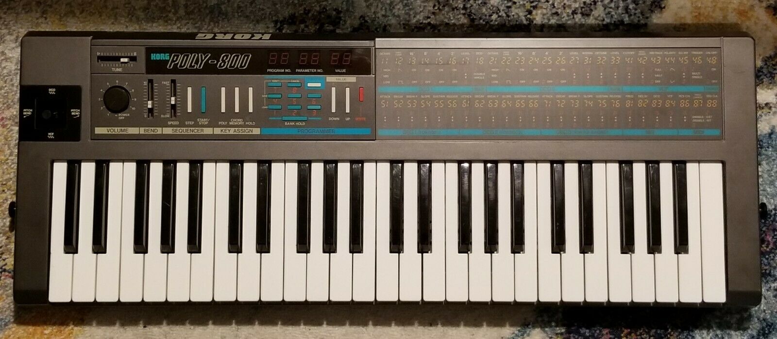 korg poly 800 battery mod