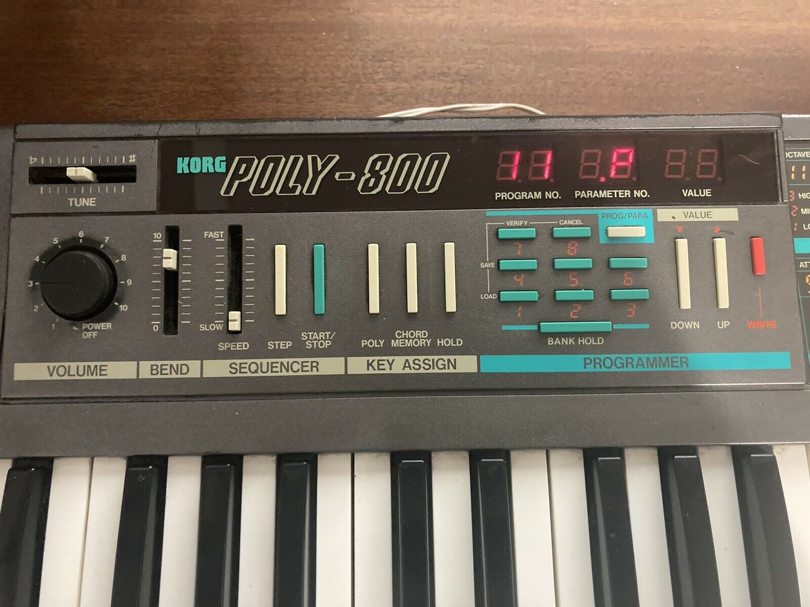 korg poly 800 with audio interface